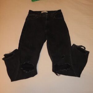 Abercrombie & Fitch Charcoal Denim Pants